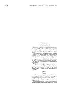 Portaria n.&ordm; 421/2012