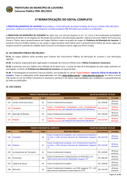 1&ordf; RERRATIFICA&Ccedil;&Atilde;O DO EDITAL COMPLETO