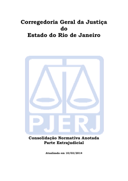 Corregedoria Geral da Justiça do Estado do Rio de