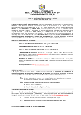 EDITAL DE PREG&Atilde;O N - Editor