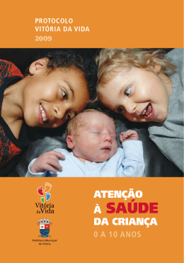 Atenção à Saúde da Criança - Prefeitura Municipal de Vitória
