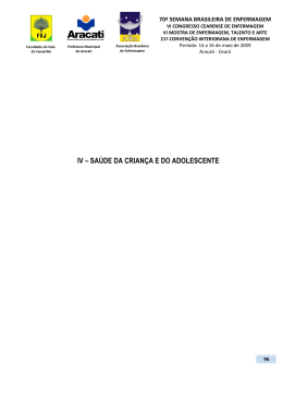 iv &ndash; sa&uacute;de da crian&ccedil;a e do adolescente