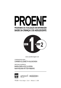 SA&Uacute;DE DA CRIAN&Ccedil;A E DO ADOLESCENTE
