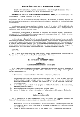 RESOLU&Ccedil;&Atilde;O N.&ordm; 680, DE 15 DE DEZEMBRO DE 2000 - CRMV-SP