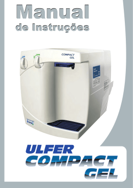 Manual Compactgel - Ulfer Purificadores de Água