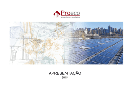 Apresenta&ccedil;&atilde;o Proeco SET 2014