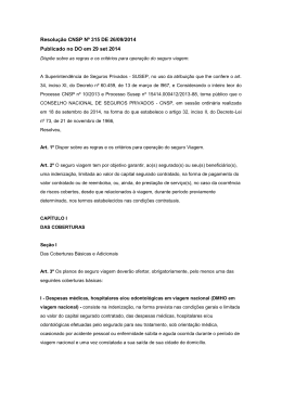 Resolução Seguro Viagem