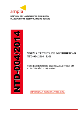 NTD-004/2014 R-01 Fornecimento de Energia Elétrica em