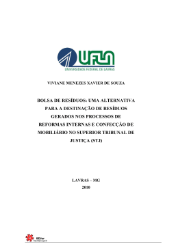 BOLSA DE RES&Iacute;DUOS: UMA ALTER ATIVA PARA A DESTI