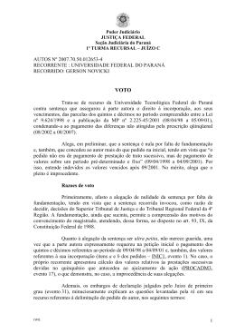 200770500126534 - Justiça Federal do Paraná