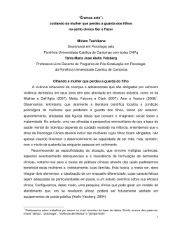 1 &ldquo;&Eacute;ramos sete&rdquo;: cuidando da mulher que perdeu a