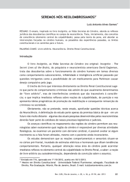 SEREMOS N&Oacute;S NEOLOMBROSIANOS?*