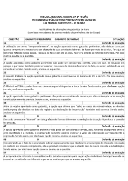 TRIBUNAL REGIONAL FEDERAL DA 1ª REGIÃO