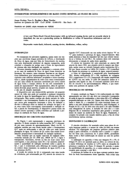 NOTA TÉCNICA INTERRUPTOR