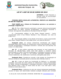 Lei 4587/2015 - Prefeitura Municipal de Não-Me