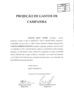 PR o DE GASTOS DE