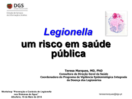 A Legionella e risco de saúde pública