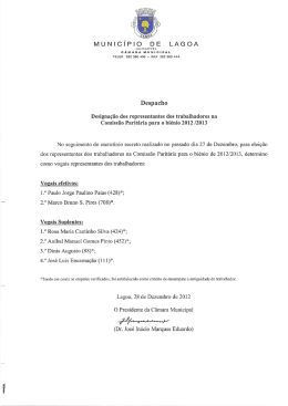 Despacho de 28-12-2012