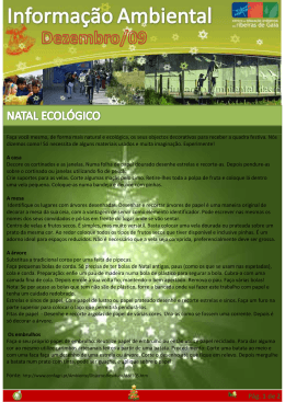 Dezembro 2009 - Centro de Educa&ccedil;&atilde;o Ambiental das Ribeiras de