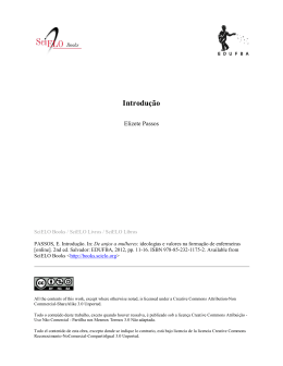 Introdu&ccedil;&atilde;o - SciELO Livros