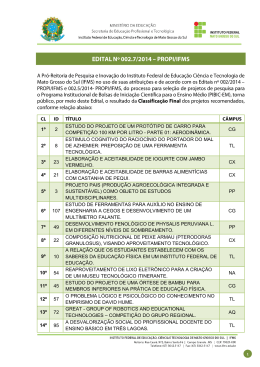 1&ordm; 2 estudo do projeto de um prot&oacute;tipo de carro para