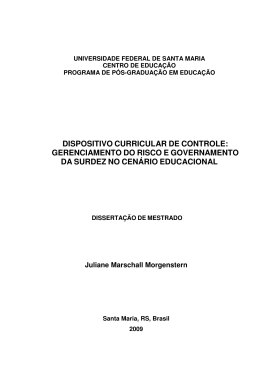 dispositivo curricular de controle