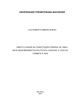 Direito &agrave; sa&uacute;de na Constitui&ccedil;&atilde;o Federal de 1988 e seus
