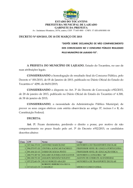 decreto nº 029/2015