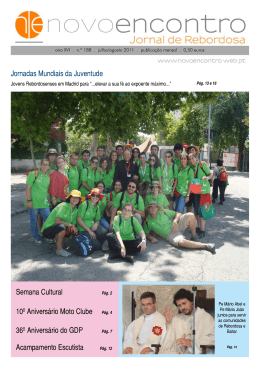 Julho/Agosto de 2011 - Jornal Novo Encontro