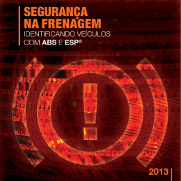 Disponibilidade ABS em 2012