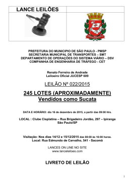 Vendidos como Sucata