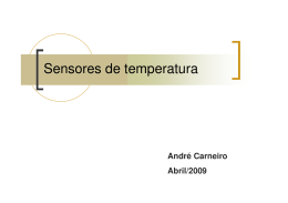 André Carneiro - Sensores de Temperatura