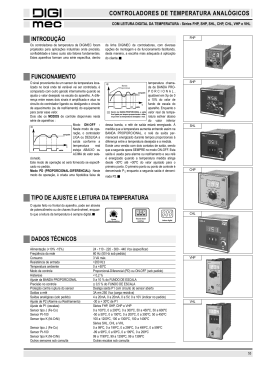 funcionamento controladores de temperatura analógicos introdução