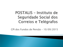 POSTALIS – Instituto de Seguridade Social dos Correios e Telégrafos