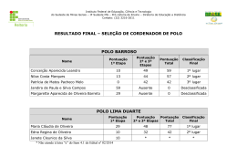 resultado final - Instituto Federal do Sudeste de Minas Gerais