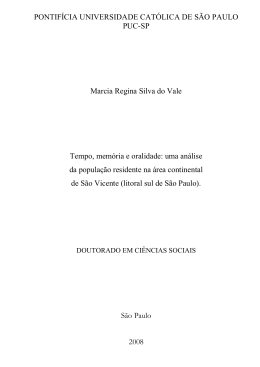 PONTIF&Iacute;CIA UNIVERSIDADE CAT&Oacute;LICA DE S&Atilde;O PAULO PUC