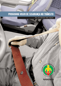 PROGRAMA VOLVO DE SEGURAN&Ccedil;A NO TR&Acirc;NSITO