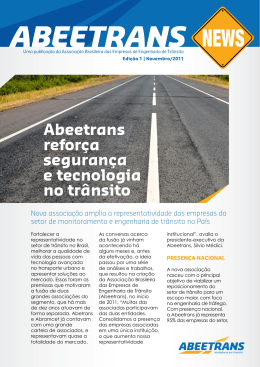 Edi&ccedil;&atilde;o 1 - ABEETRANS