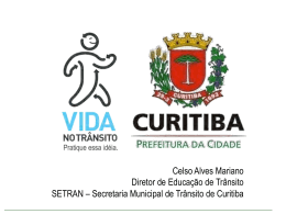 Vida no Tr&acirc;nsito