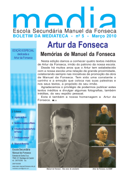 Artur da Fonseca - Agrupamento de Escolas de Santiago do Cac&eacute;m