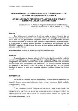 review: um modelo para repensar lucro e tempo, no ciclo do sistema