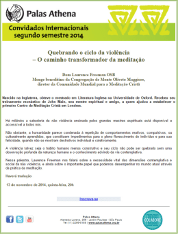 Quebrando o ciclo da viol&ecirc;ncia