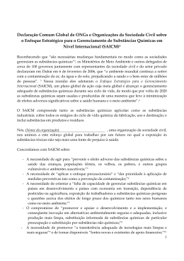 Declara&ccedil;&atilde;o Comum Global de ONGs e Organiza&ccedil;&otilde;es da
