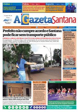 Jornal AGazeta Santana