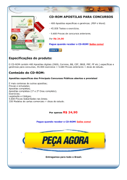 Geografia do Brasil - Apostilas para Concursos