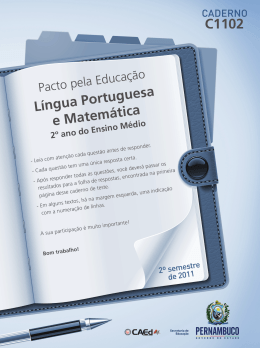 Língua Portuguesa e Matemática C1102