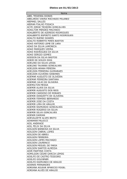 Lista de Eleitores - Arquivo não disponível para acesso