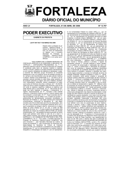 PODER EXECUTIVO - Ministério Público do Estado do Ceará