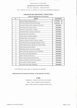 MINIsTÉRIo DA EDUCAÇÃO - Escola Secundária da Moita