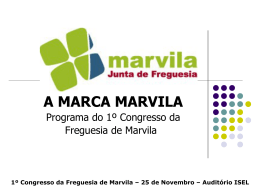 Programa - Junta de Freguesia de Marvila